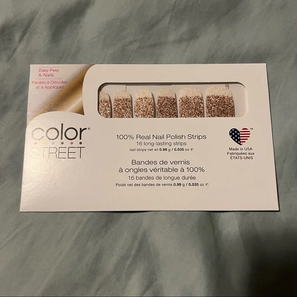 Color Street: Coming Up Rose Gold | Glitter Dipped Sparkle Party Metallic - Picture 4 of 8